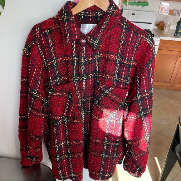 WOOL BUTTON UP JACKET - Picture 1 of 6